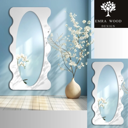 Lustro nieregularne w ramie mdf - NEBULA – Blobs Mirrors
